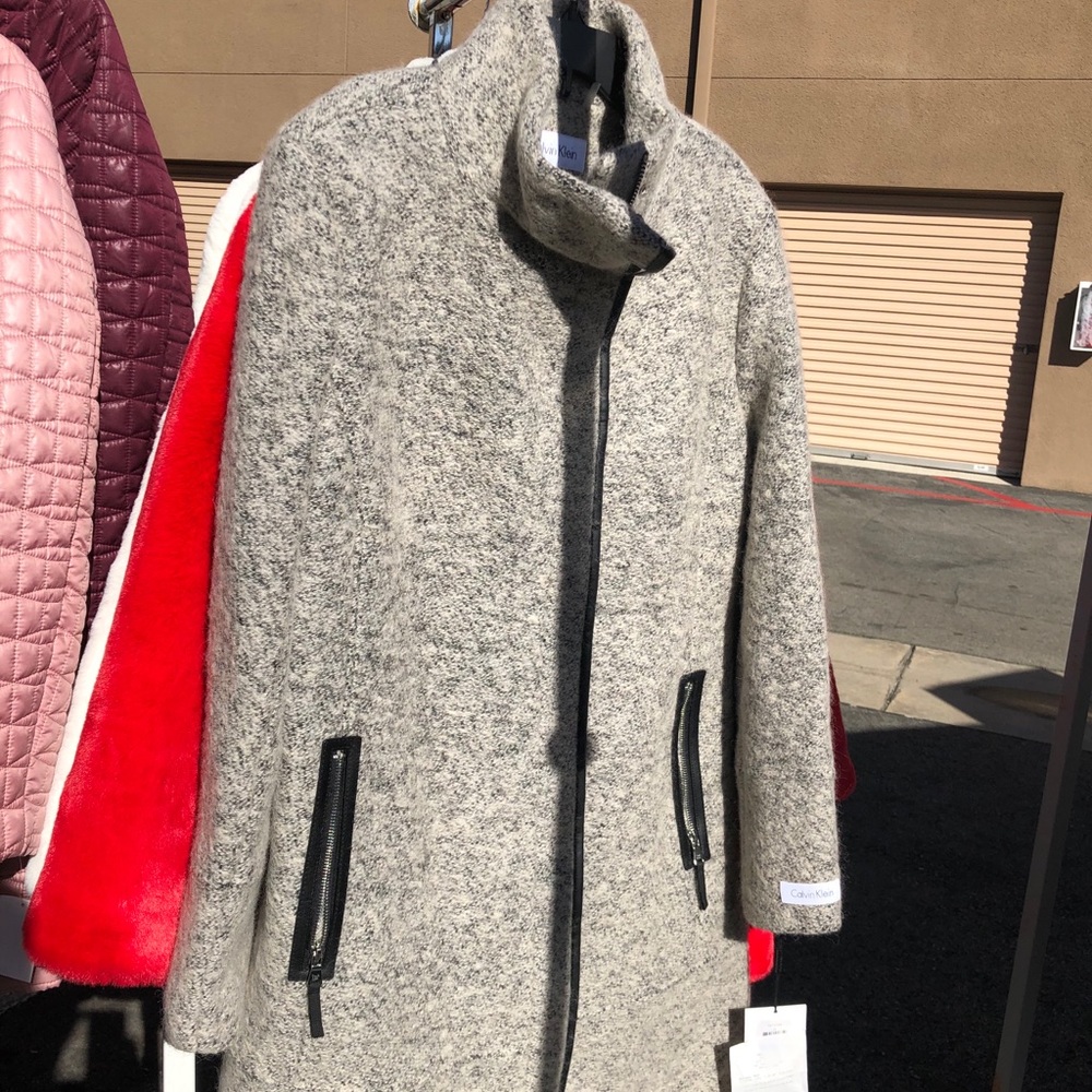 Calvin Klein Womans wool coat XL